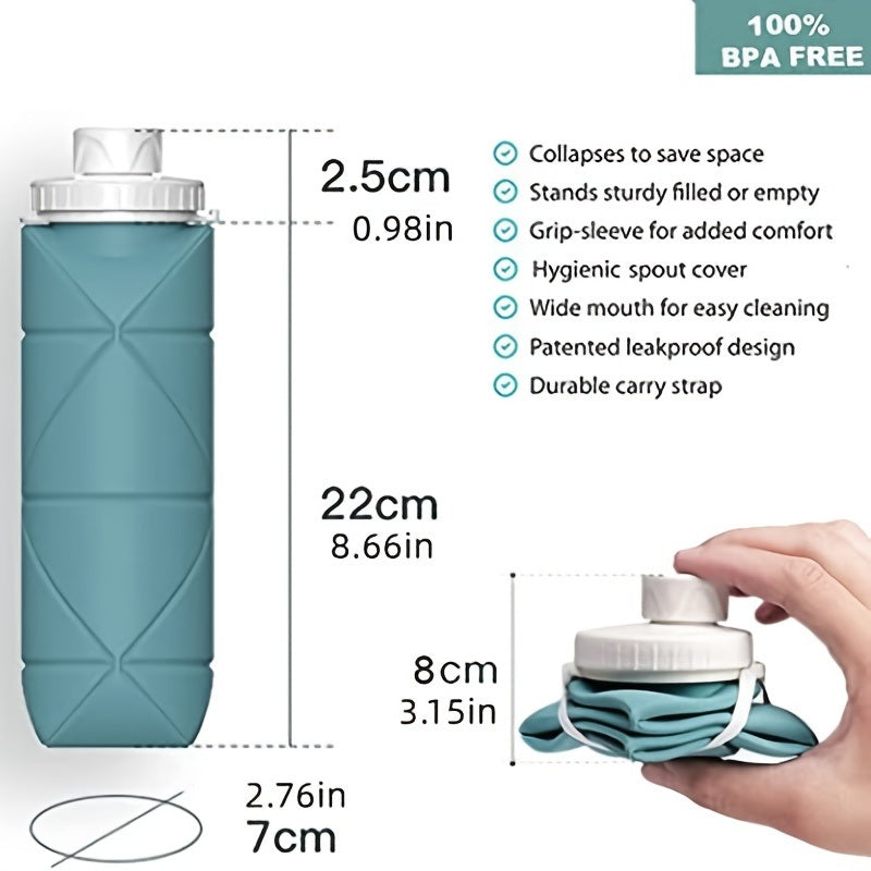 Portable Foldable Silicone Water Bottle (50% OFF)