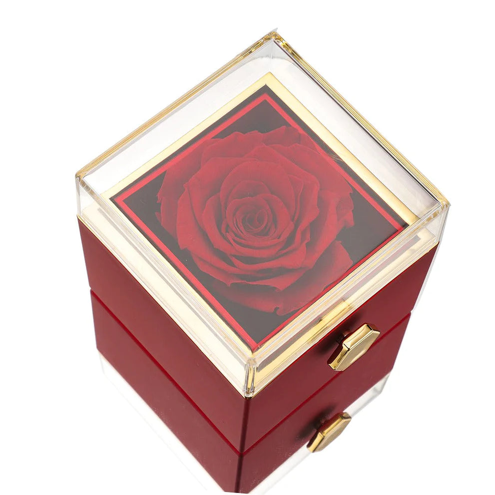 Eternal Rose Box (With Rose And Necklace)