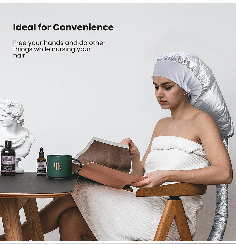 Vacuum Hooded Hair Dryer Cap