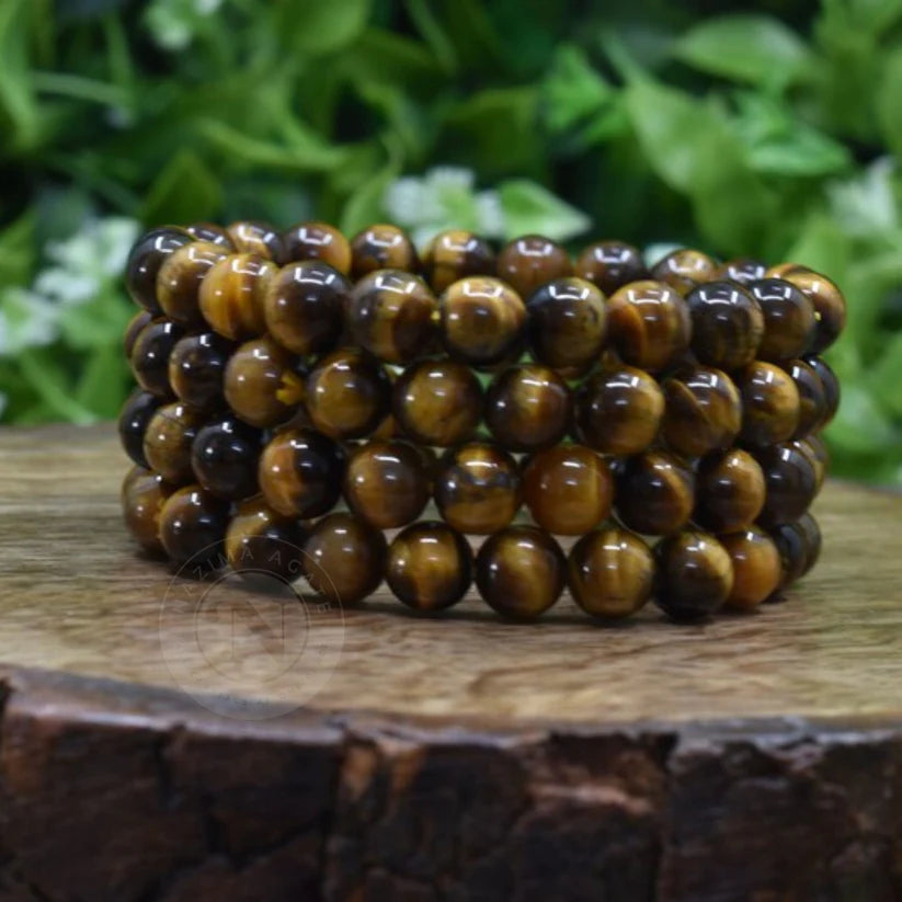 Tiger Eye Yellow Crystal Healing Stone Bracelet