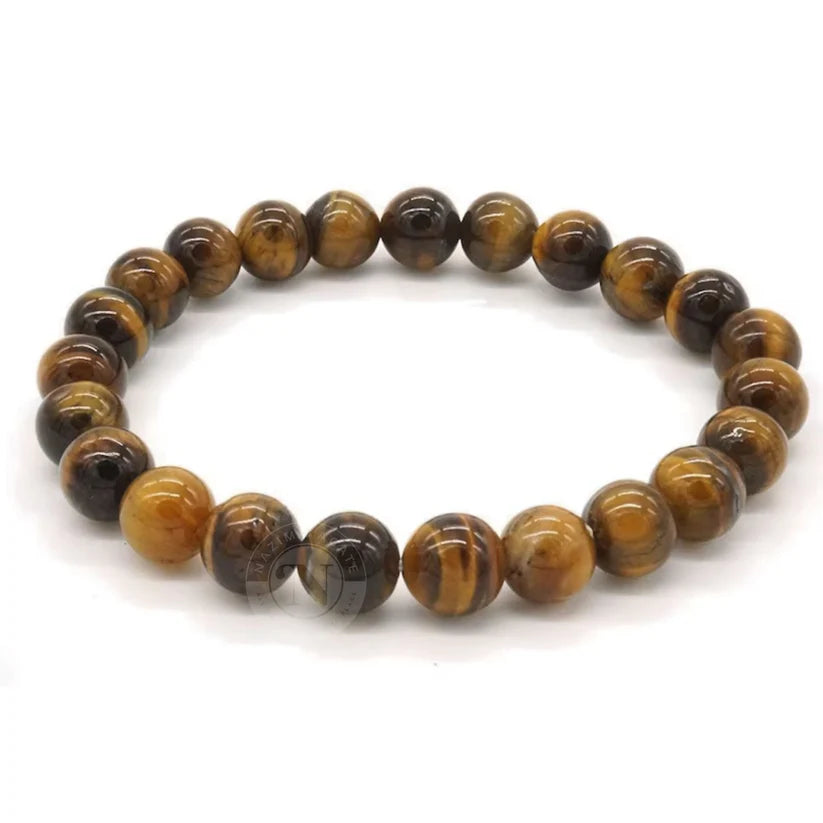 Tiger Eye Yellow Crystal Healing Stone Bracelet