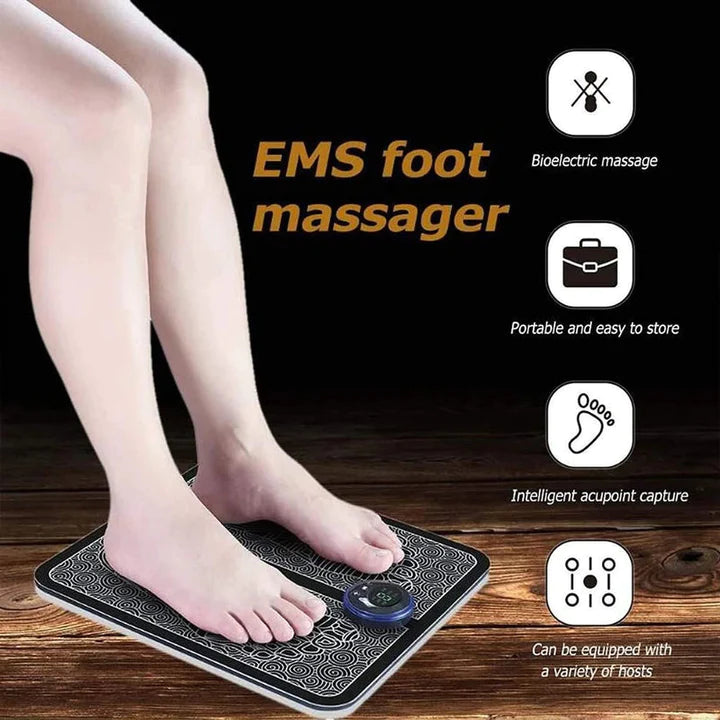 2 IN 1 EMS FOOT AND NECK MASSAGER COMBO