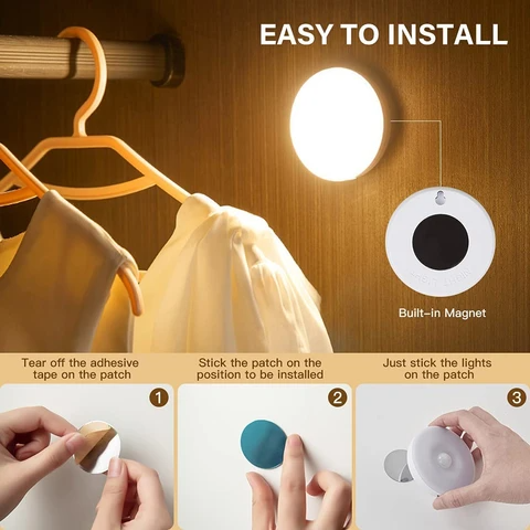 Smart Motion Sensor Light with USB Charging