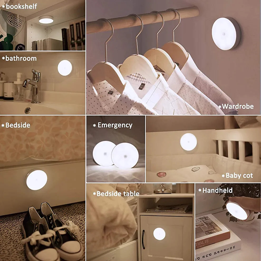 Smart Motion Sensor Light with USB Charging