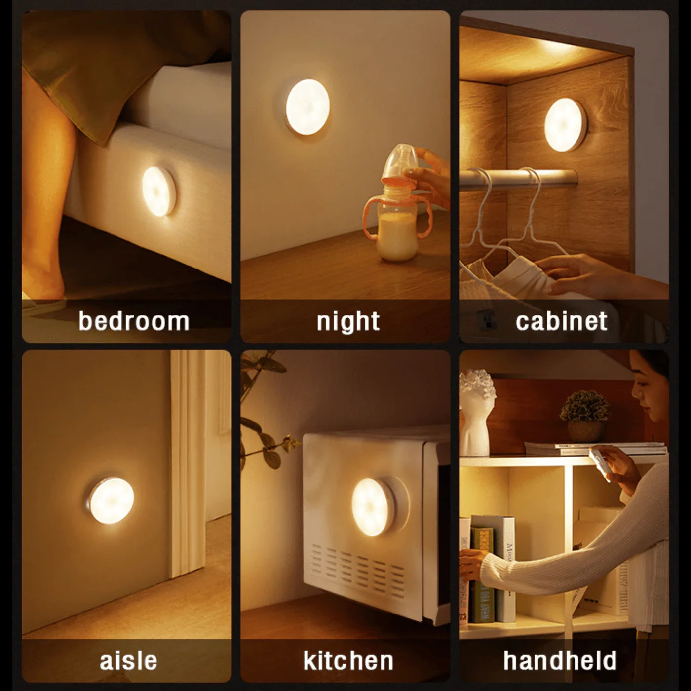 Smart Motion Sensor Light with USB Charging