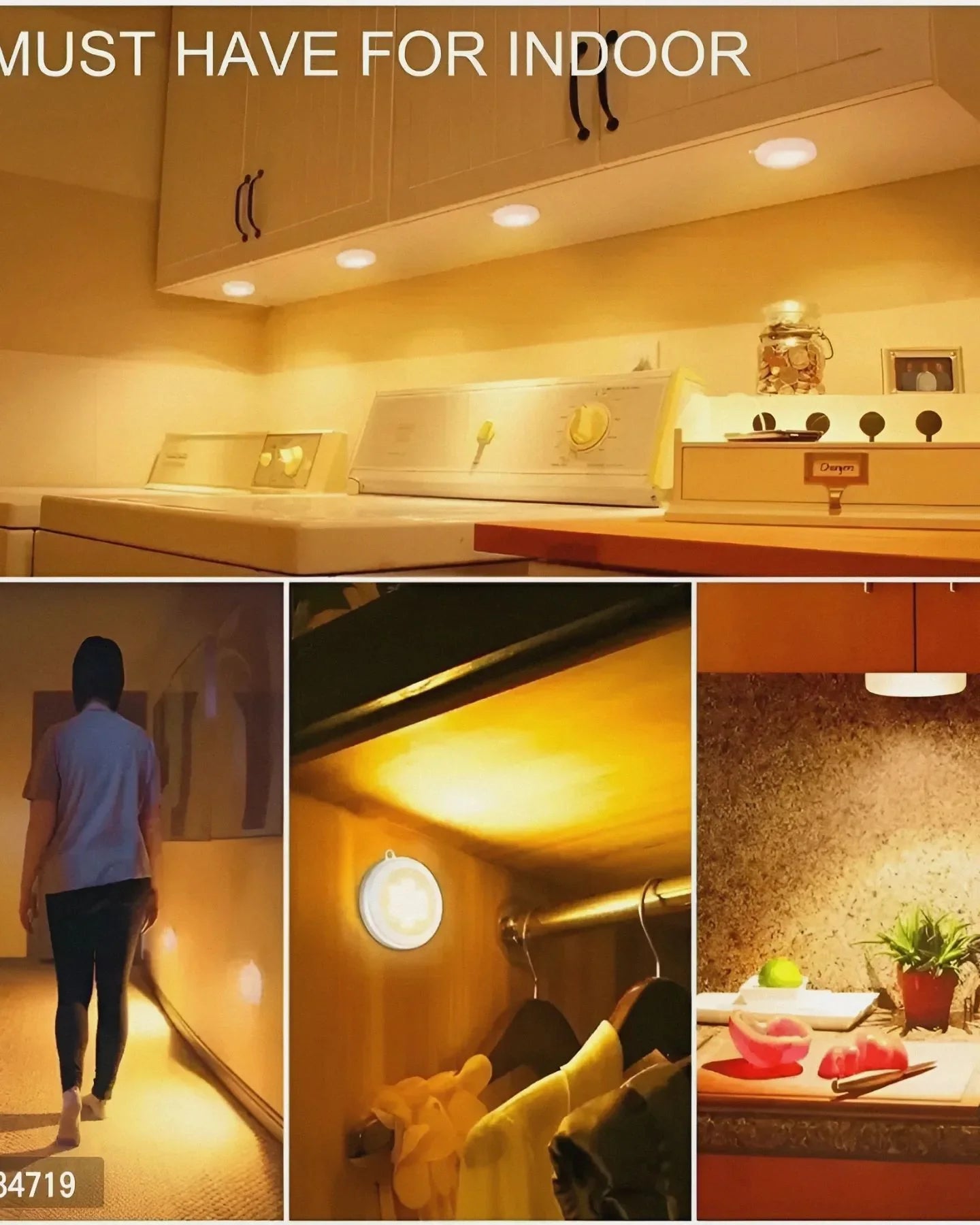 Smart Motion Sensor Light with USB Charging