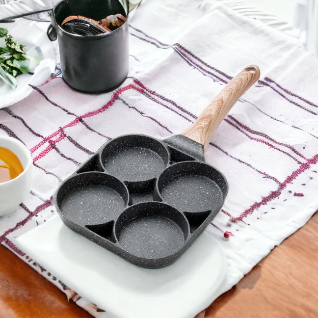 4 Hole Non-Stick Frying Pan