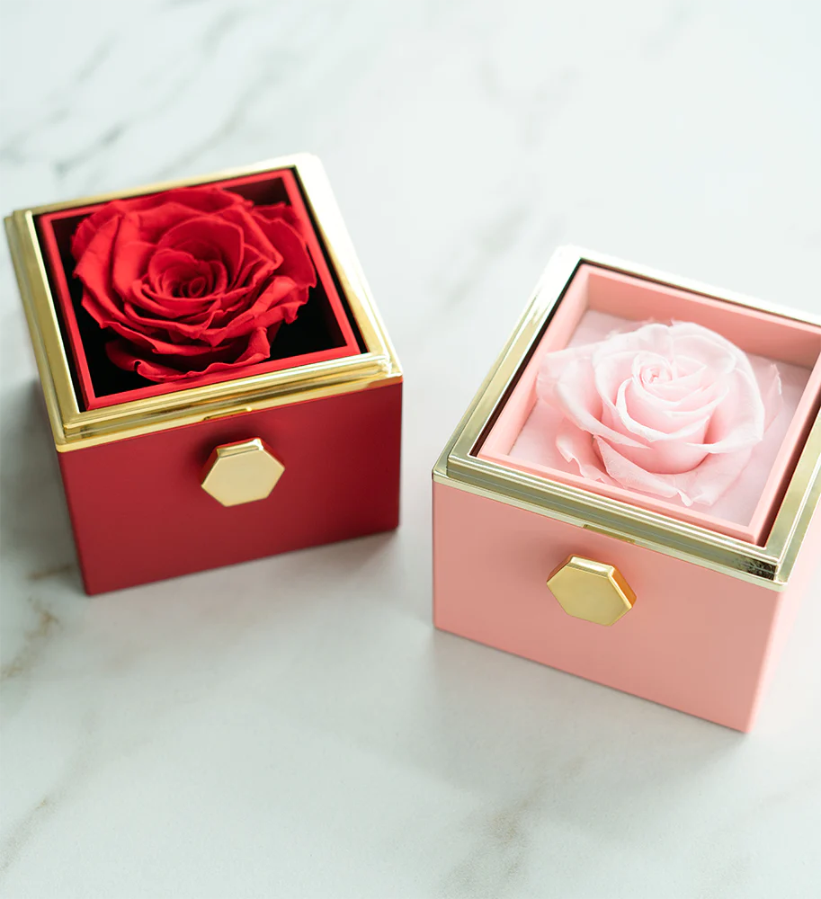 Eternal Rose Box (With Rose And Necklace)