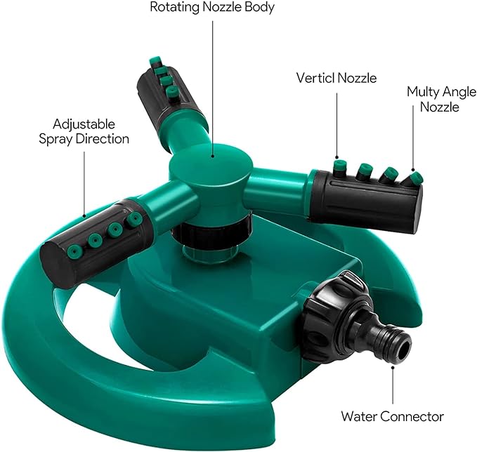 Rotating Water Sprinkler 360