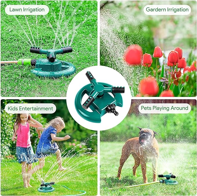 Rotating Water Sprinkler 360