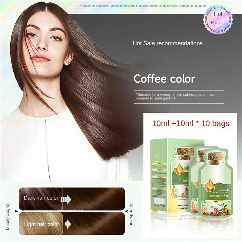 Natural Plant Hair Dye Bottle  (BUY 1 GET 1 FREE)