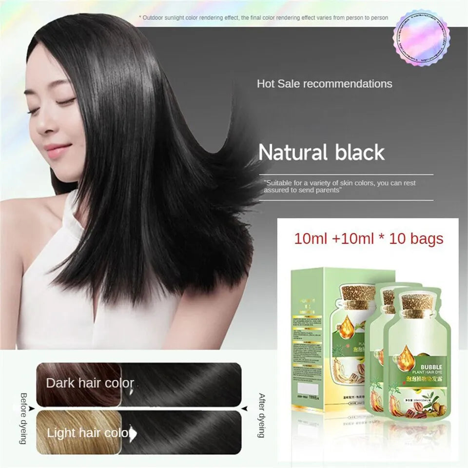 Natural Plant Hair Dye Bottle  (BUY 1 GET 1 FREE)