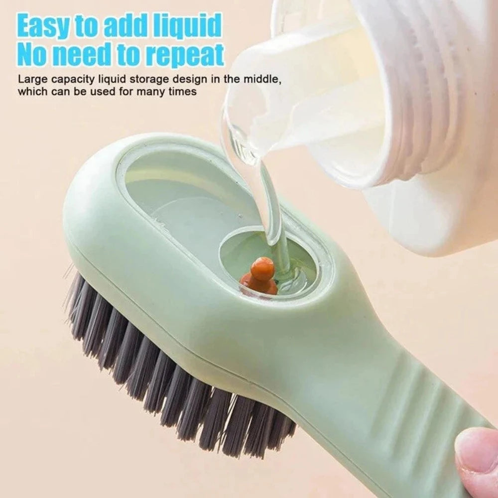 Multifunctional Scrubbing Brush with Soap Dispenser (Pack of 2)