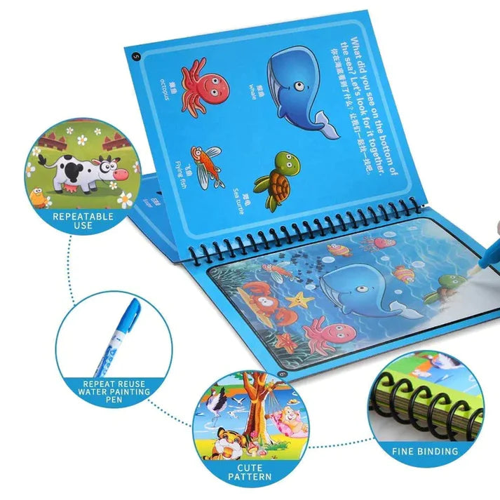 Reusable Magic Water Quick Dry Book