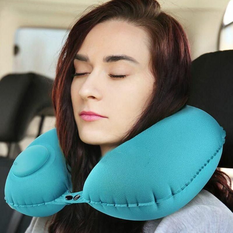 Press Type Inflatable U-shaped Pillow