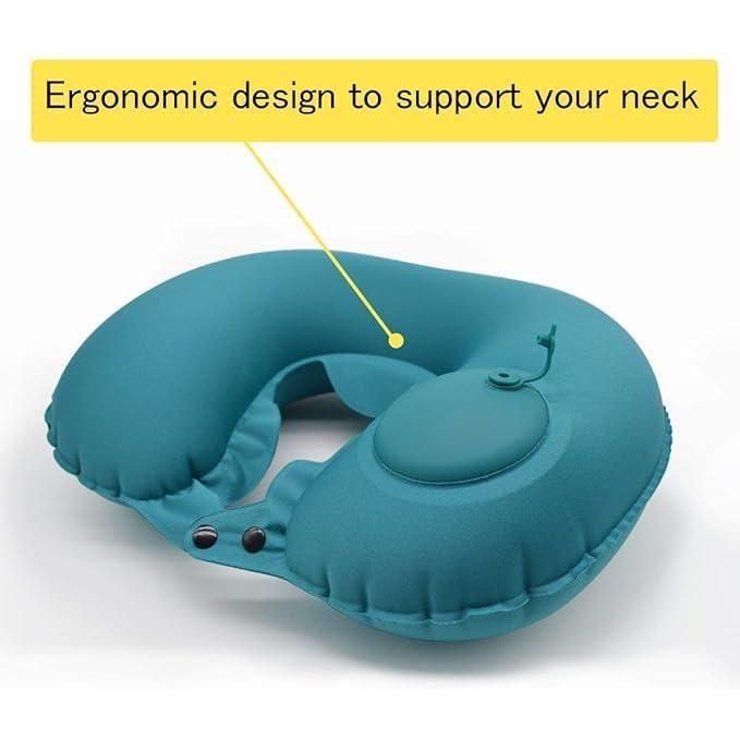 Press Type Inflatable U-shaped Pillow