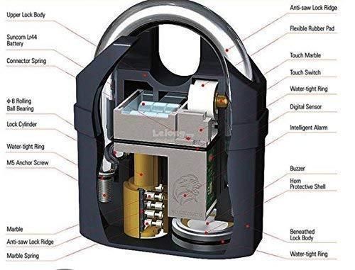 Secure Anti Theft Motion Sensor Alarm Lock