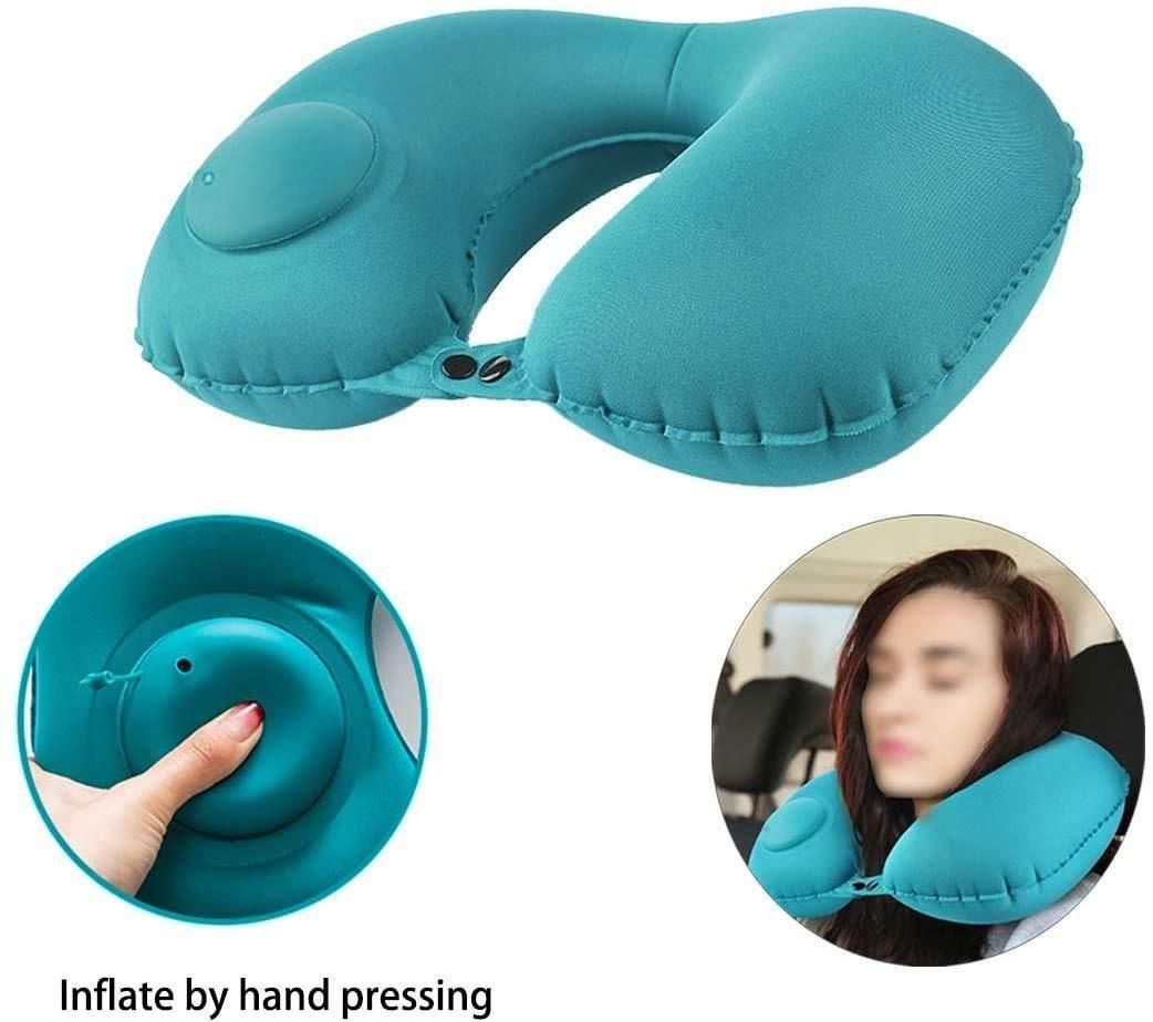 Press Type Inflatable U-shaped Pillow