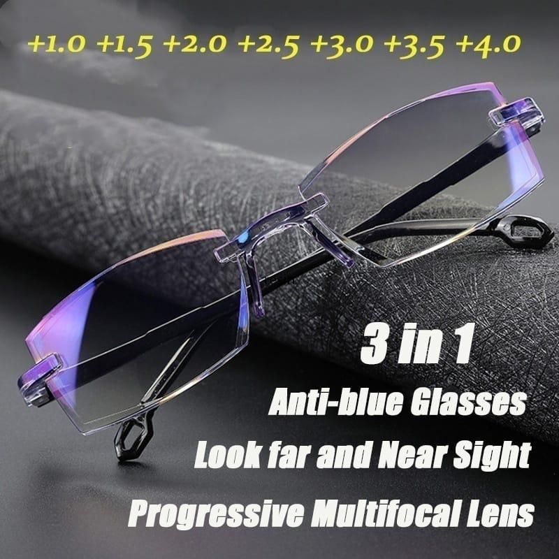 Product Name: Power Anti-blue Progressive Far And Near Dual-Use Reading +2.5 Glasses