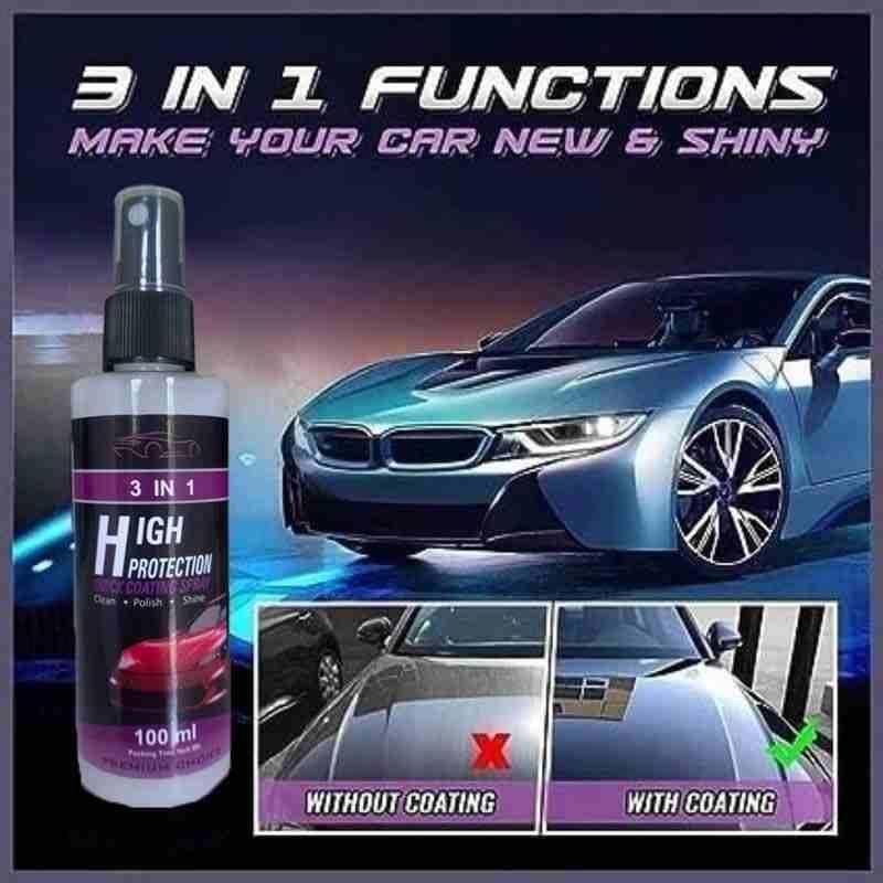 3 in 1 High Protection Quick Car Ceramic Coating Spray Buy 1 Get 1 Free